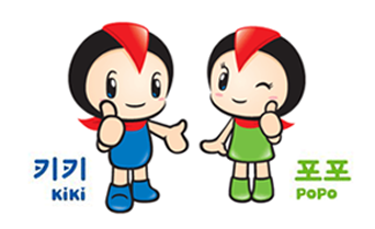 지식재산처캐릭터 키키(KIKI)와 포포(POPO)